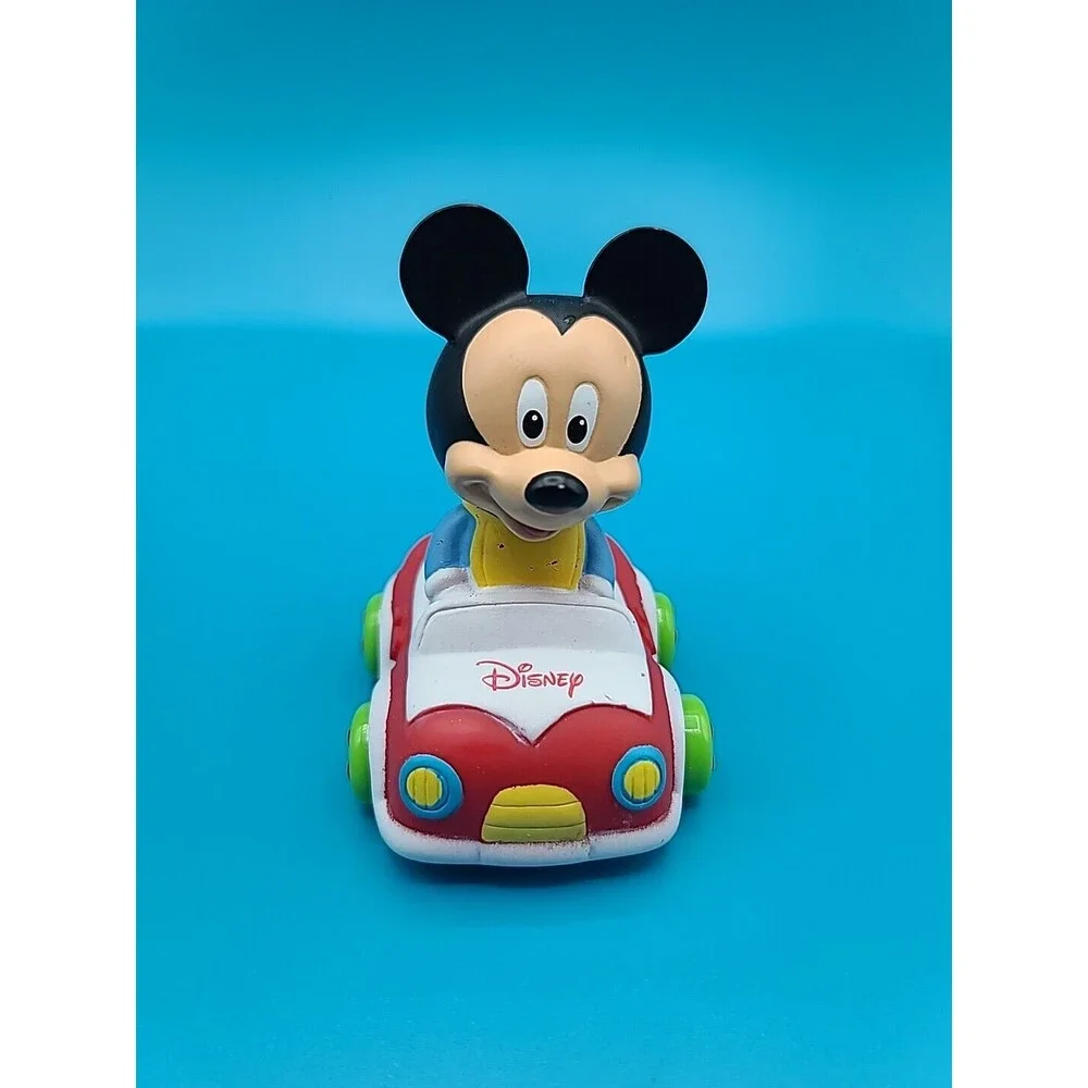 Clementoni Disney Mickey & Minnie Vinyl Push Car Toys